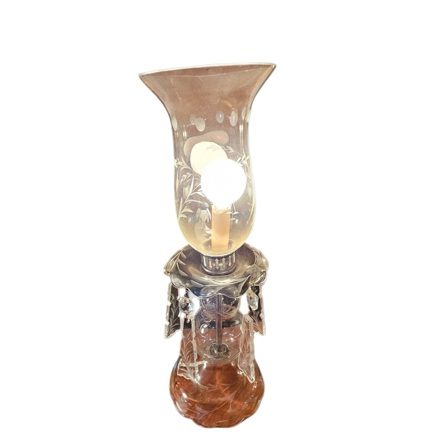 Crystal & Etched Glass Wall Sconces