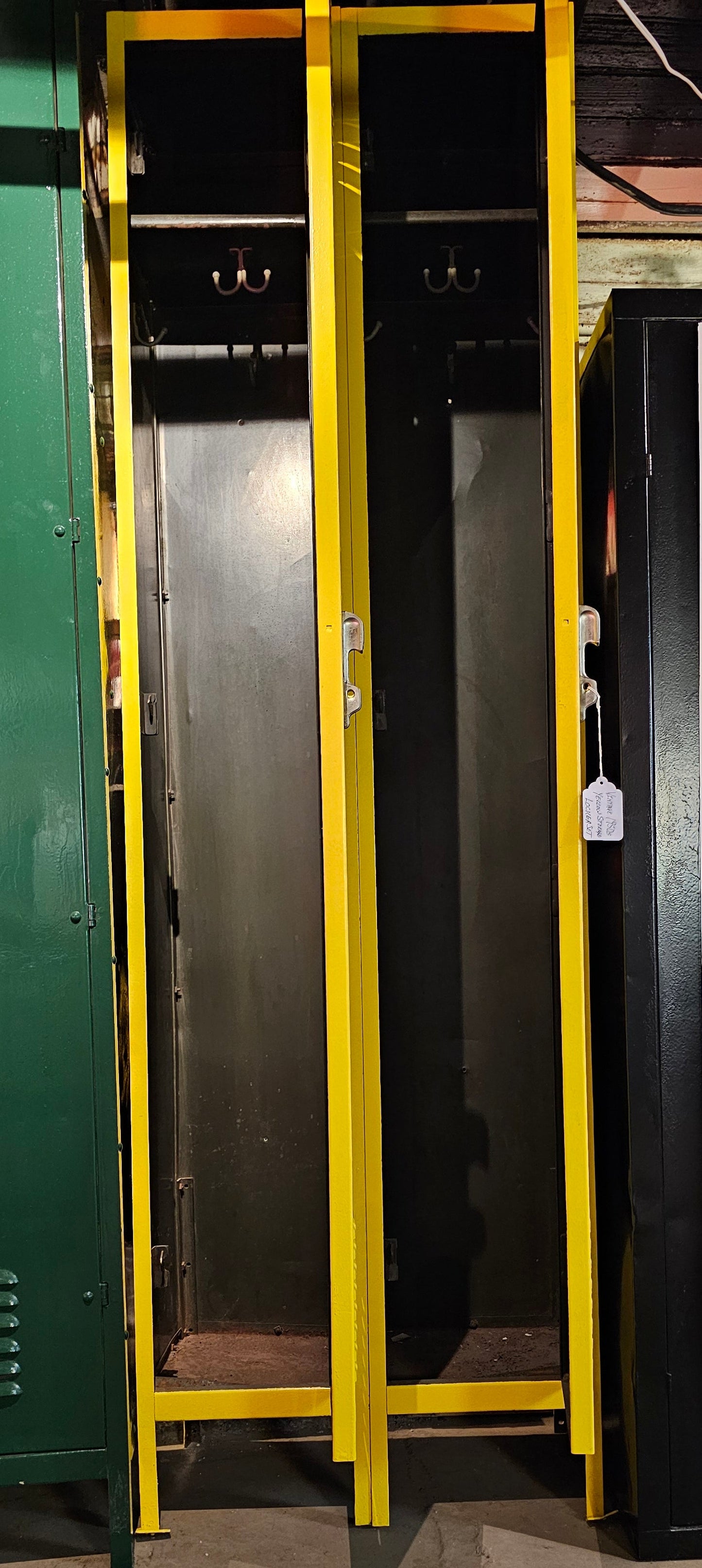 Bright Yellow Industrial Steel Locker