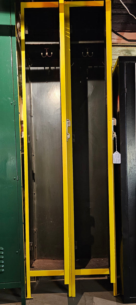 Bright Yellow Industrial Steel Locker