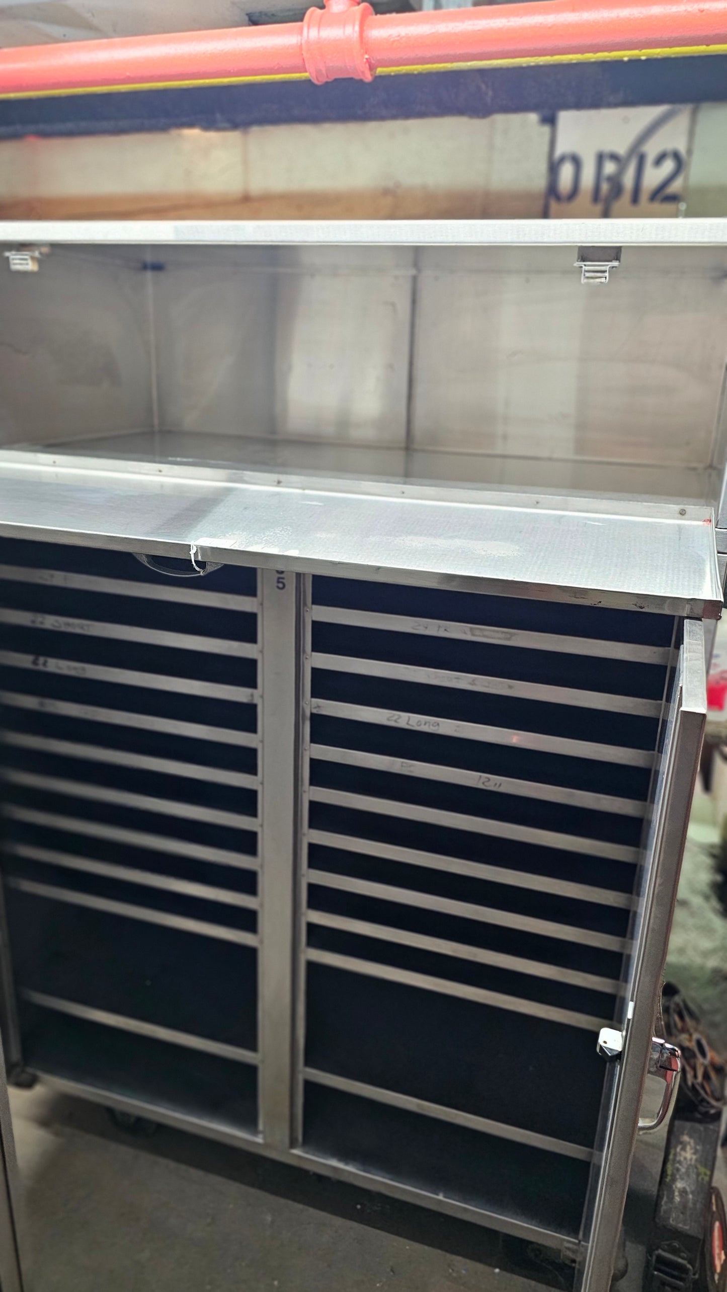 Industrial Stainless Steel Multi-Slot Cabinet