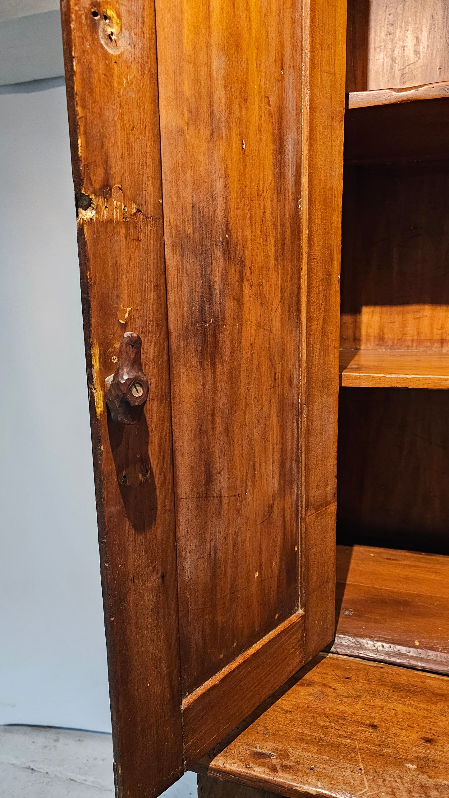 Wooden Cabinet Cupboard Two-Piece