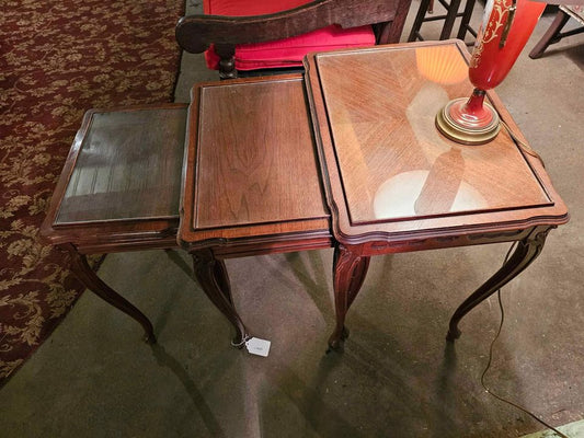 Three-piece Antique Nesting Tables Set
