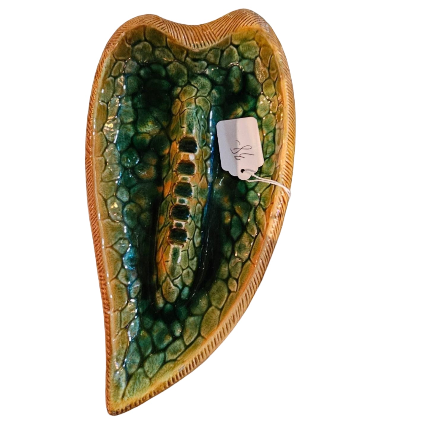 California Pottery Leaf Dish