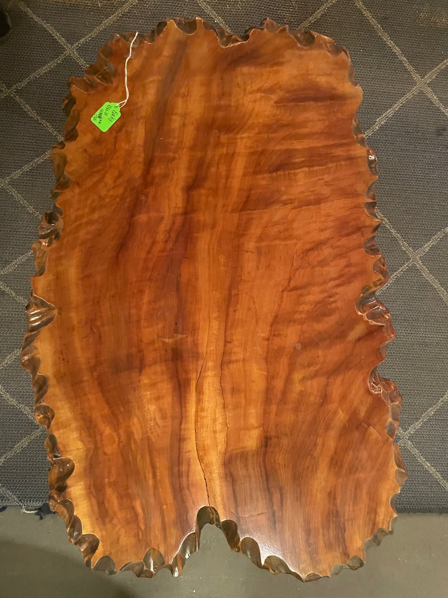 Burled Redwood Nakishima Style Coffee Table