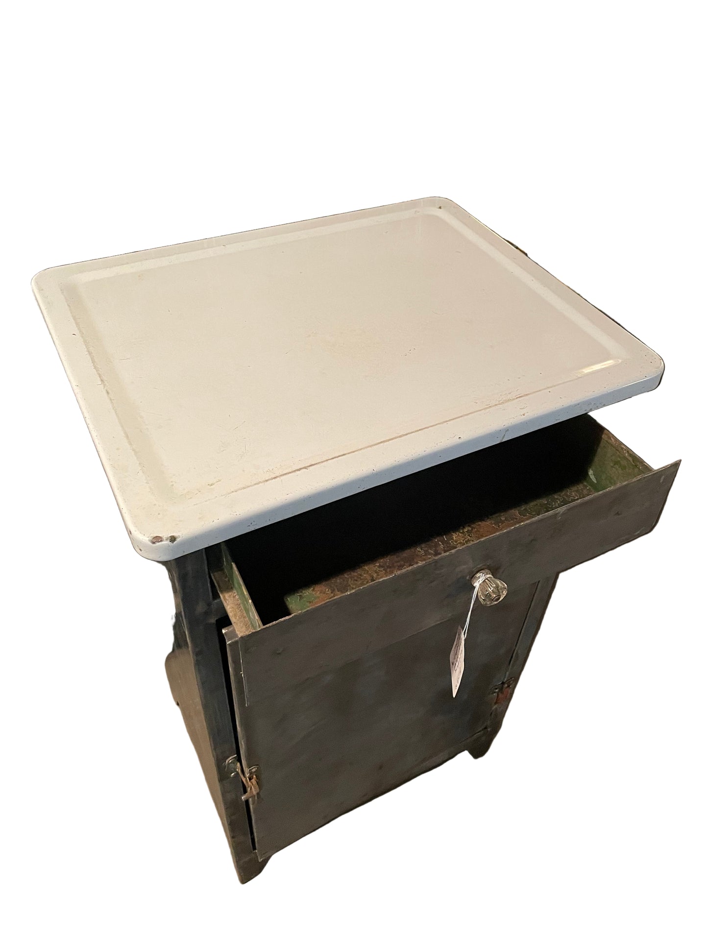 Industrial Cabinet – Vintage Metal Storage Unit with Drawers and Steel Frame