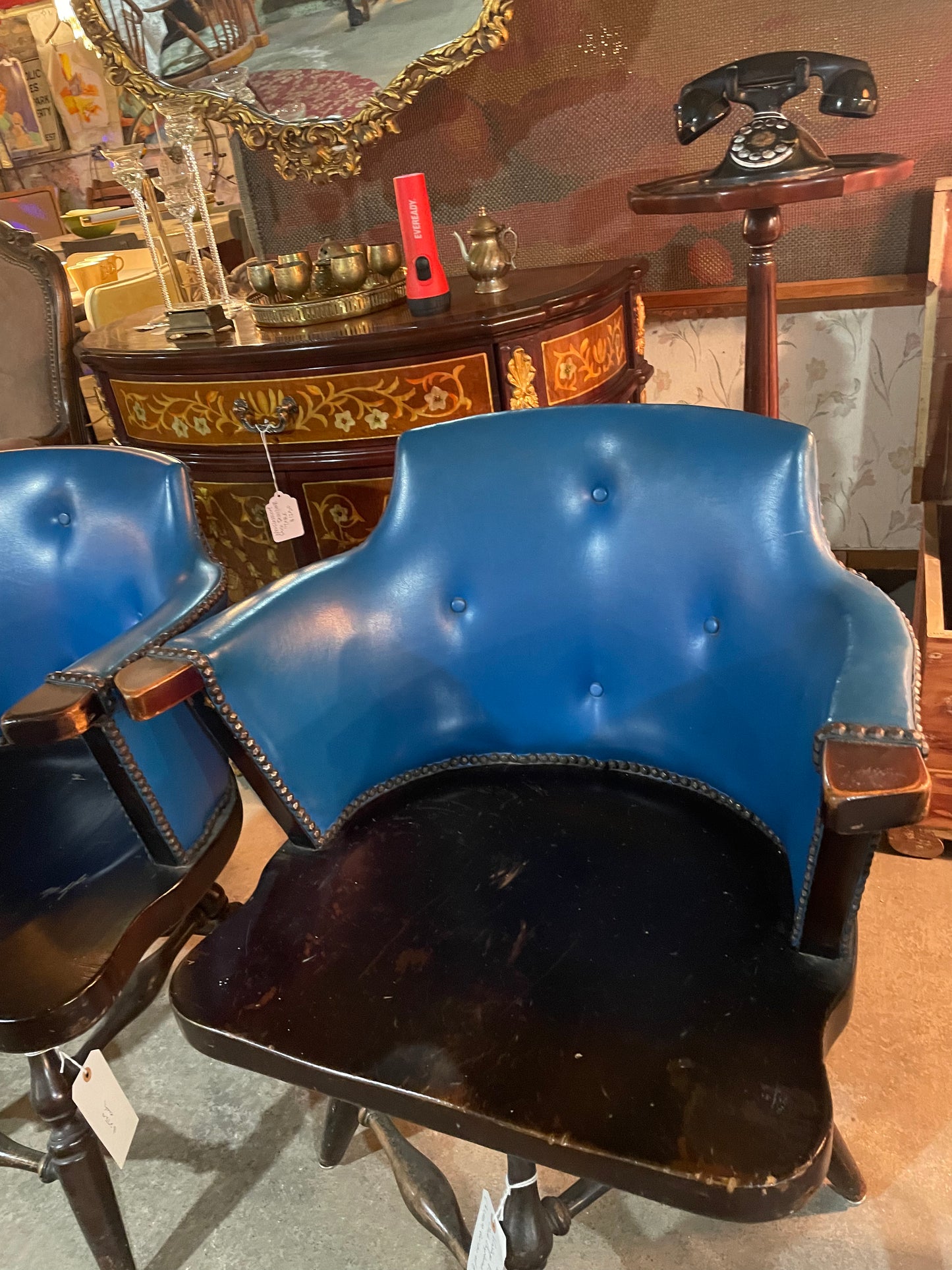 Viking Country Club Captain's Chair(s) in Electric Blue