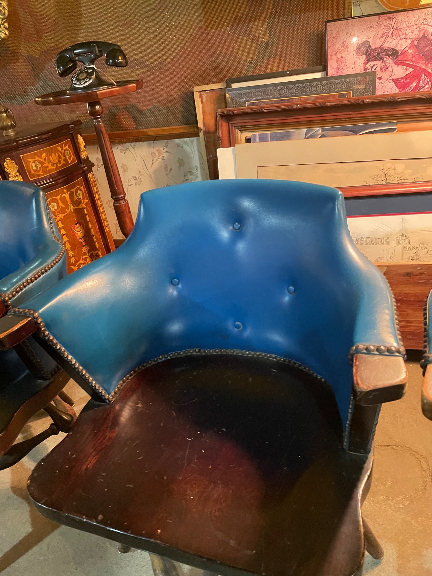 Viking Country Club Captain's Chair(s) in Electric Blue