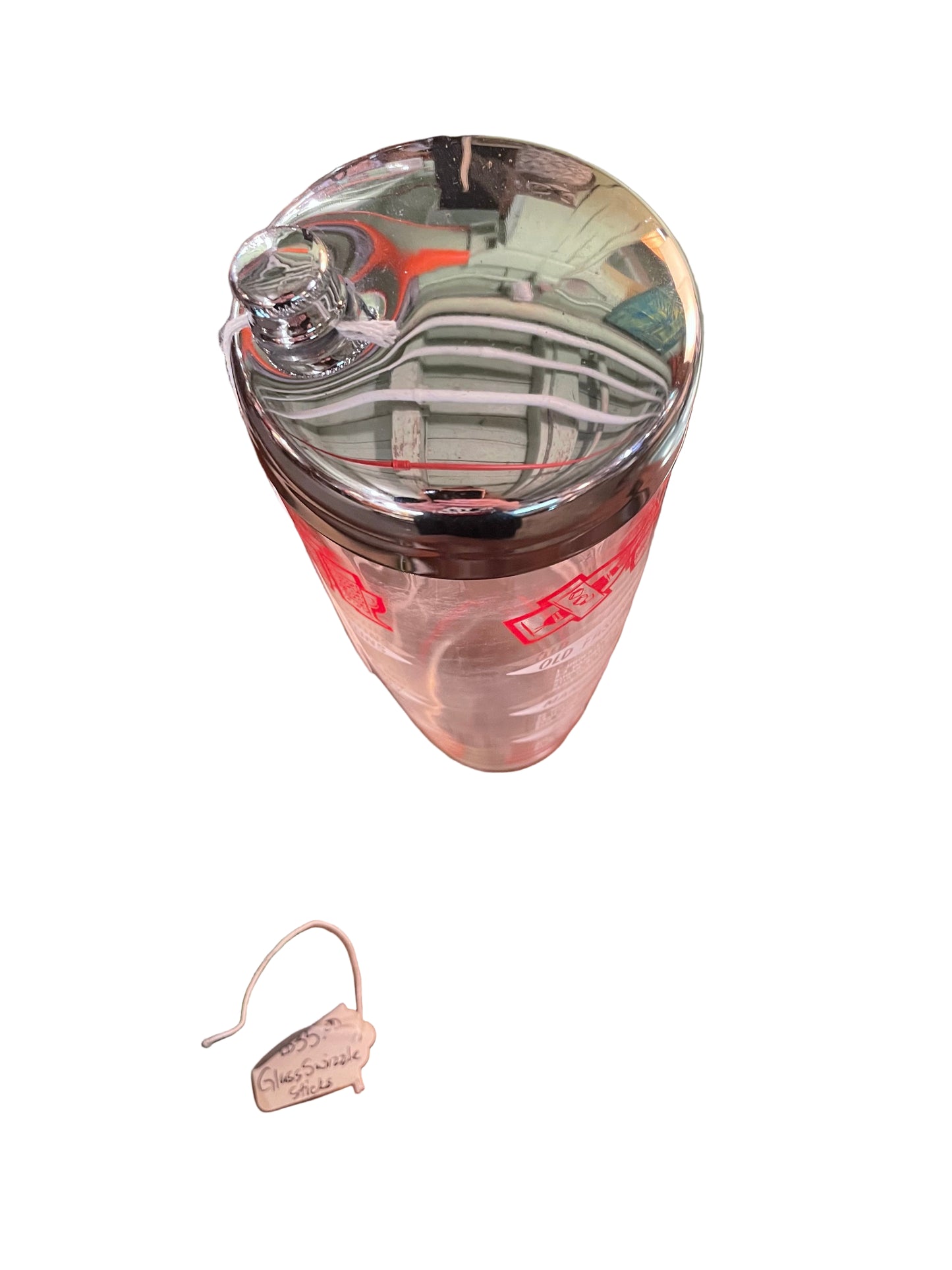 Cocktail Shaker – Barware with Built-In Recipe List