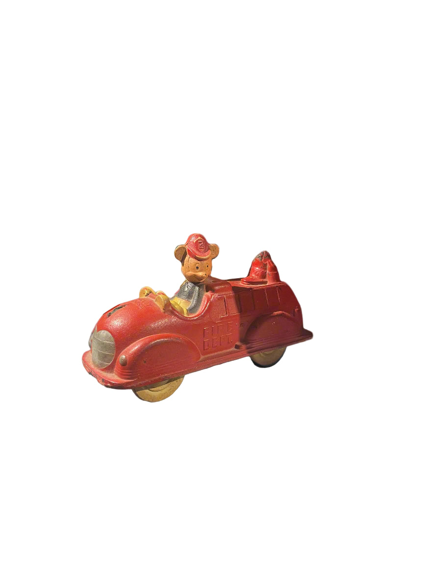 Mickey Mouse Fire Truck Toy – Disney Collectible Tin Vehicle