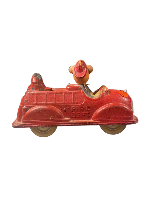 Mickey Mouse Fire Truck Toy – Disney Collectible Tin Vehicle