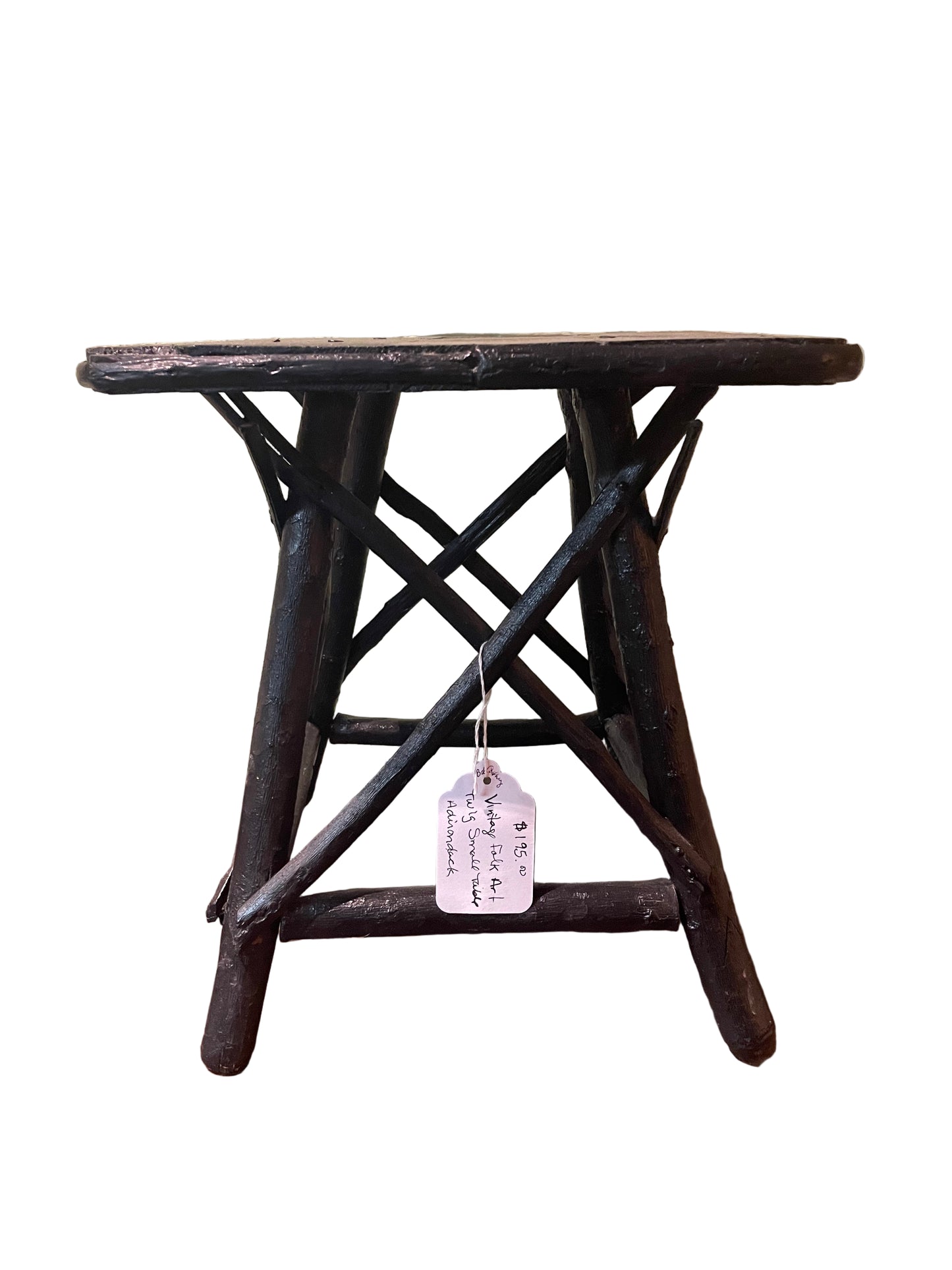 Small Twig Table Folk Art Vintage