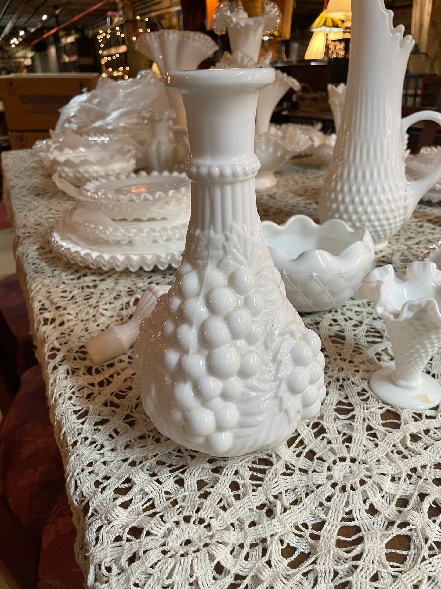 Imperial Glass Grape Decanter with Stopper