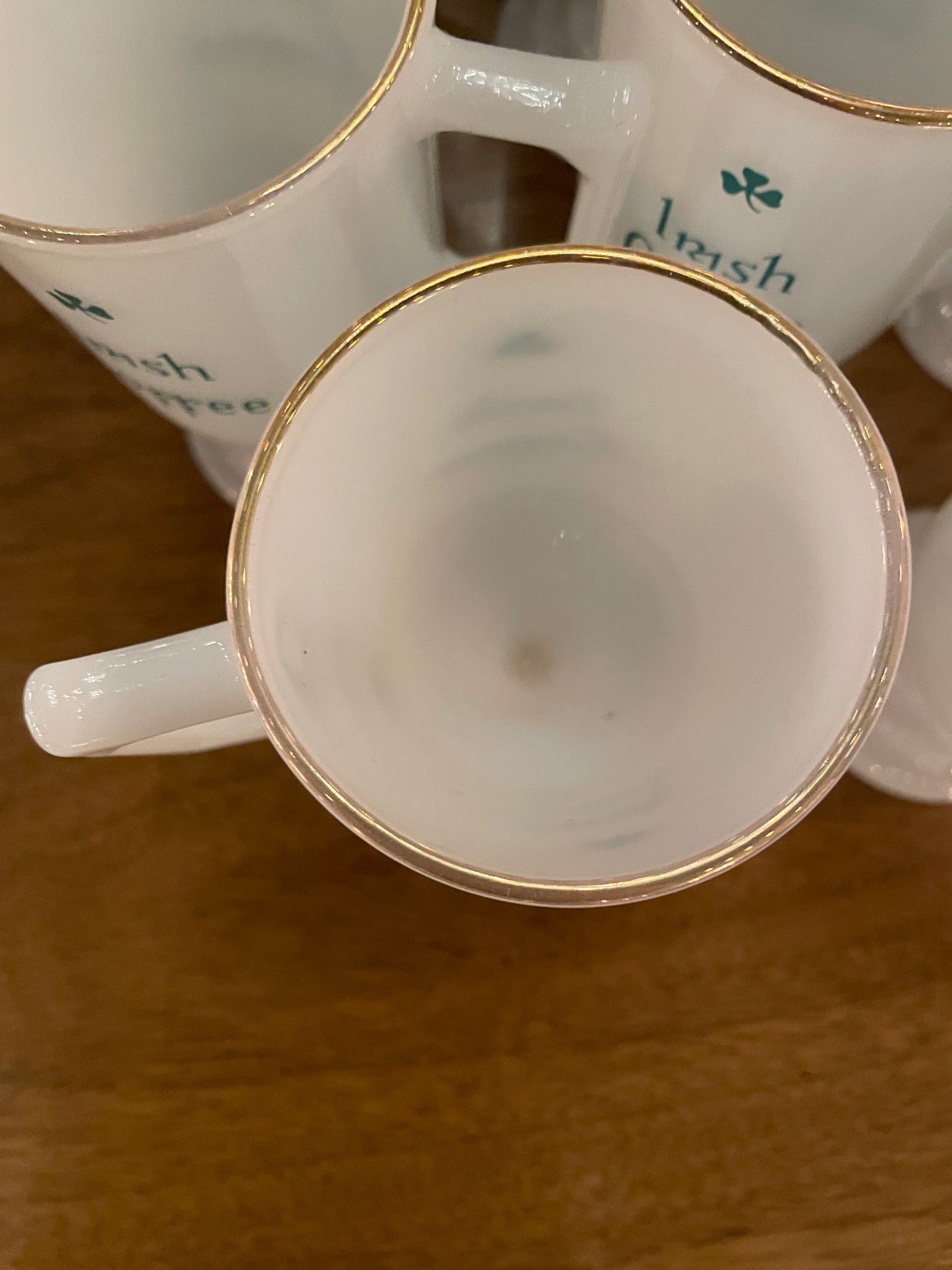 Set of Irish Coffee Glasses – Footed Glass Mugs with Handles