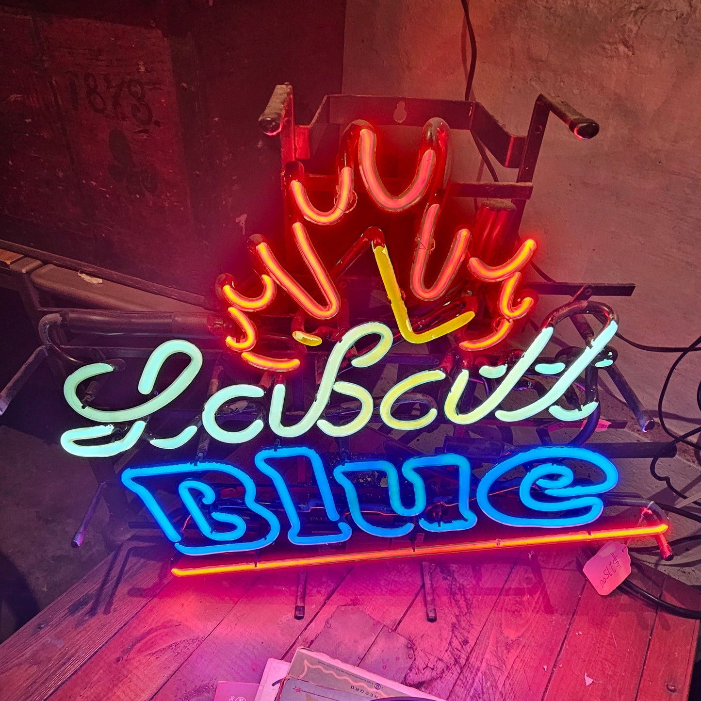 Labatt Blue Neon Bar Sign