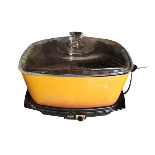 Montgomery Ward Orange Roaster Oven