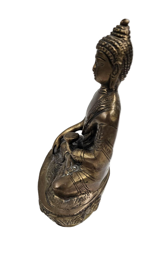 Tibetan Shakyamuni Buddha Statue – 20th Century Asian Figurine