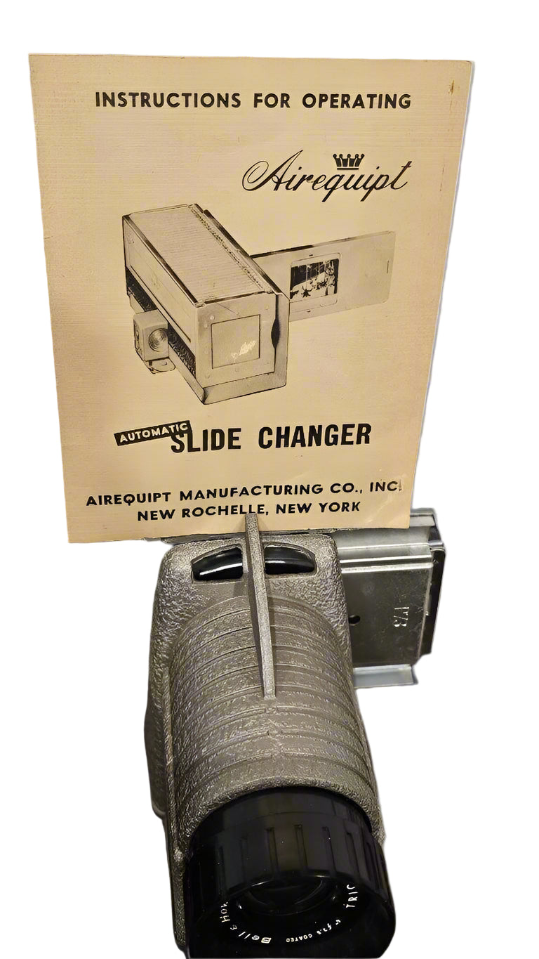 Airequipt Automatic Slide Changer – Vintage 1950s Photo Slide Projector Accessory