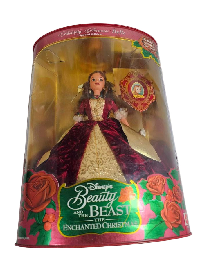 Beauty and the Beast Barbie Belle – 1990s Mattel Collectible Doll in Gown