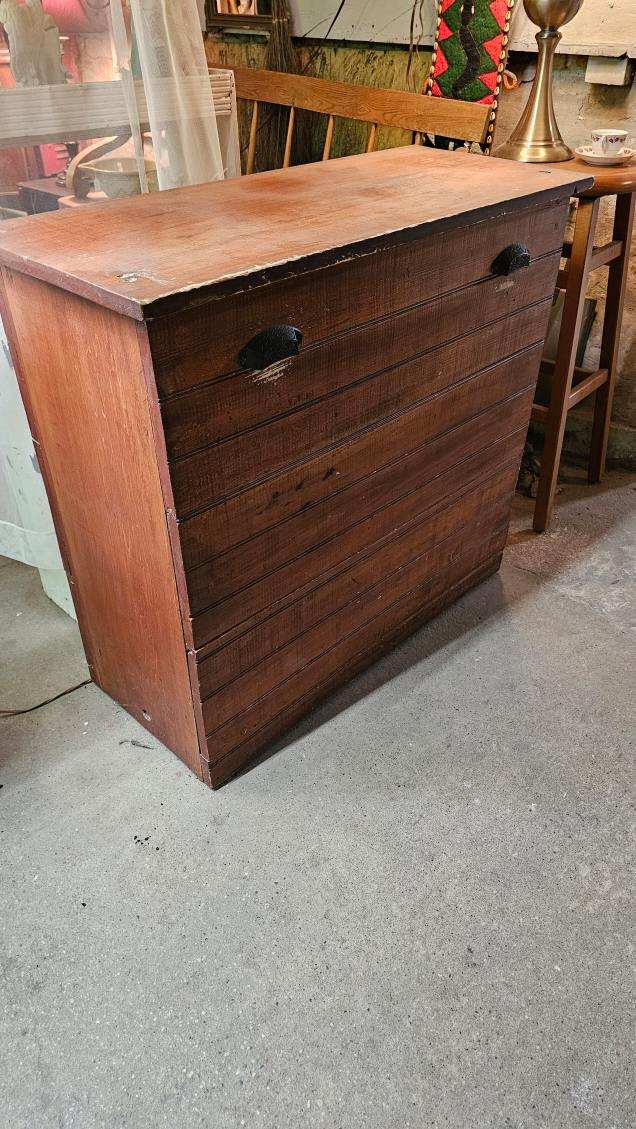 1900 Century Antique Grain Storage Box