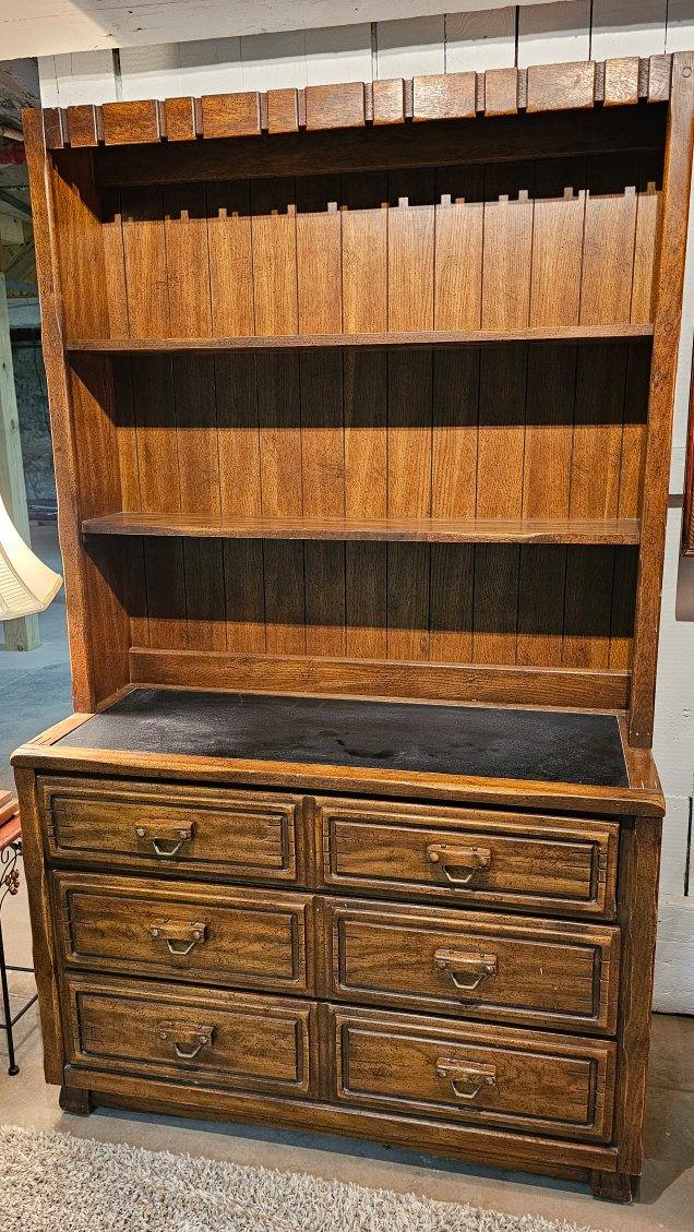 Oak Dresser – 19th Century Welsh Kitchen Cabinet with Hutch – Beyond Grandmas House Oak Dresser – 19th Century Welsh Kitchen Cabinet with Hutch – Beyond Grandmas House