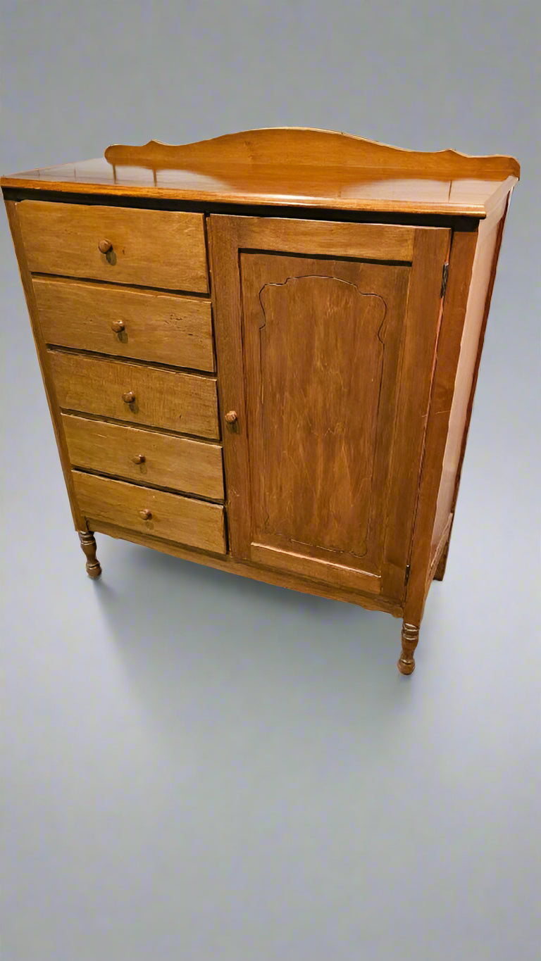 Armoire – Painted Children’s Wooden Cabinet for Nursery or Bedroom