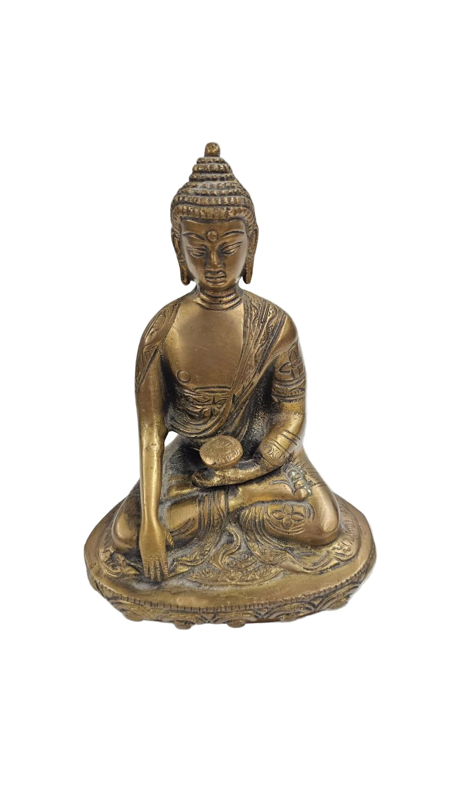 Tibetan Shakyamuni Buddha Statue – 20th Century Asian Figurine