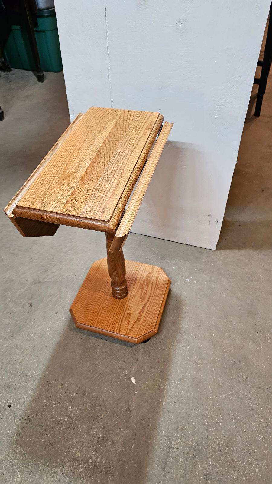 Tiny Drop-Leaf End Table