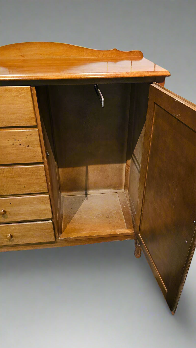 Armoire – Painted Children’s Wooden Cabinet for Nursery or Bedroom