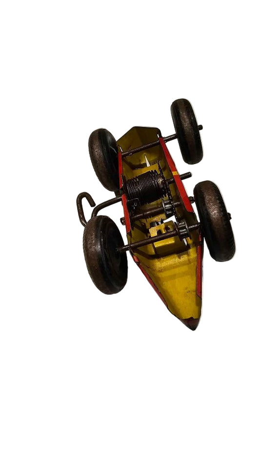 1940s Marx Toy Racer – Vintage Wind-Up Tin Car Collectible with Original Paint
