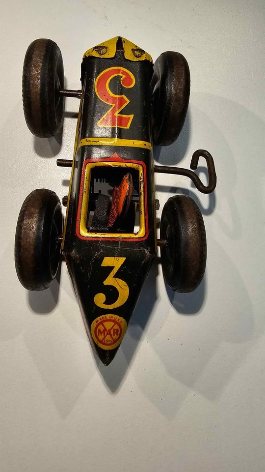 Toy Racer Windup Car by Marx from the 1940s
