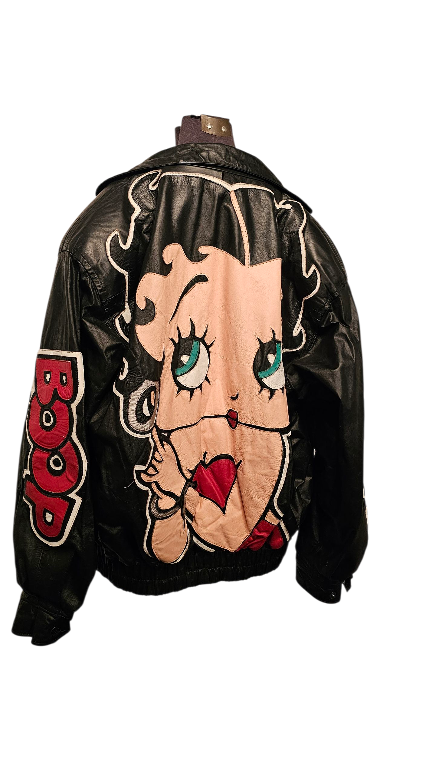 Betty Boop Black Leather Jacket