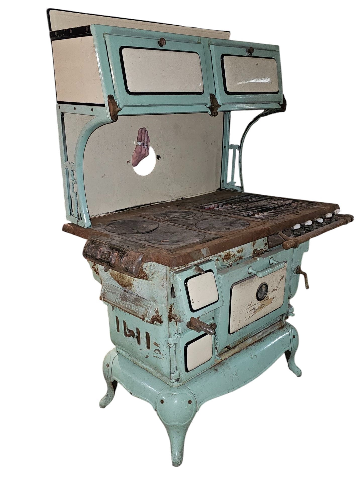 Cribbon & Sexton Company Iron Stove 1912 Kitchen Range