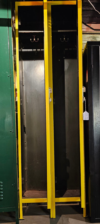 Bright Yellow Industrial Steel Locker