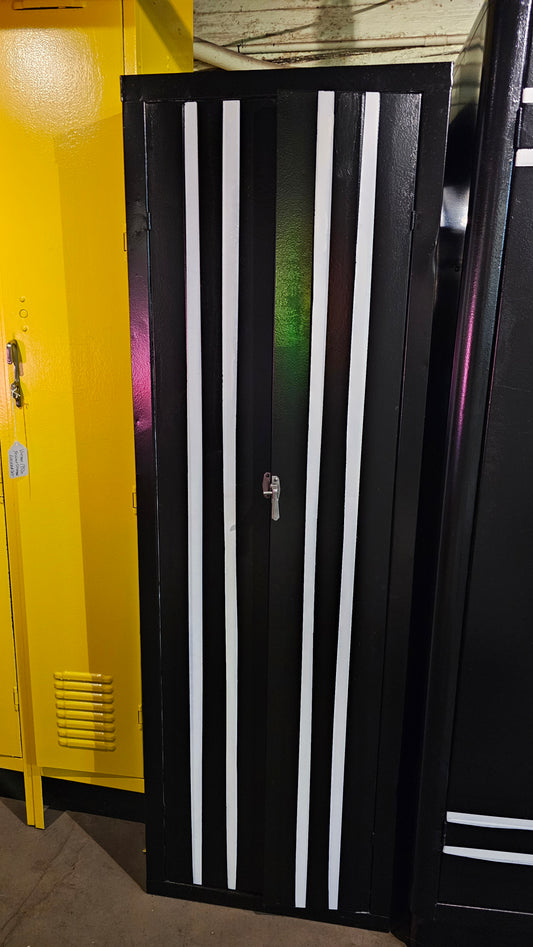 Black & White Art Deco Steel Locker