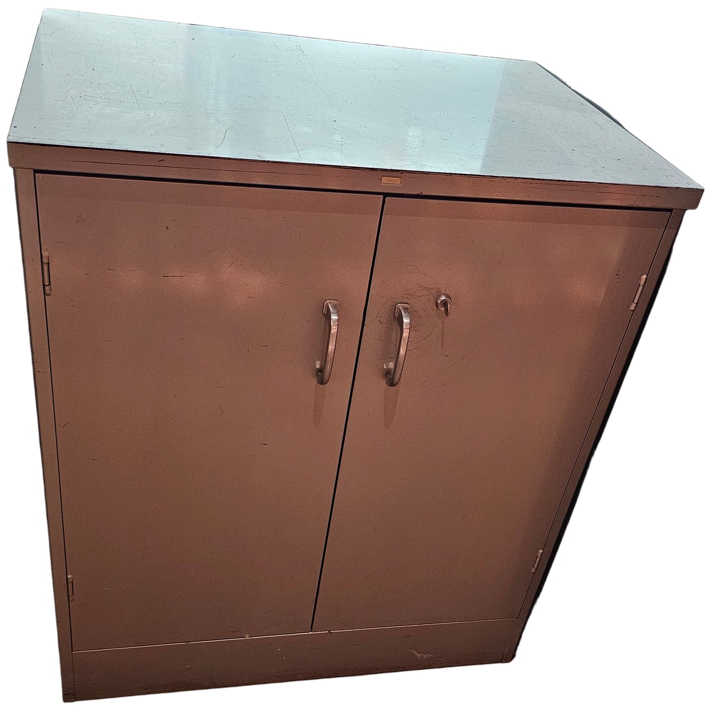 Industrial Gray Metal Cabinet