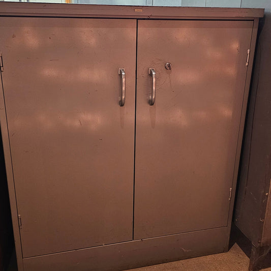 Industrial Gray Metal Cabinet