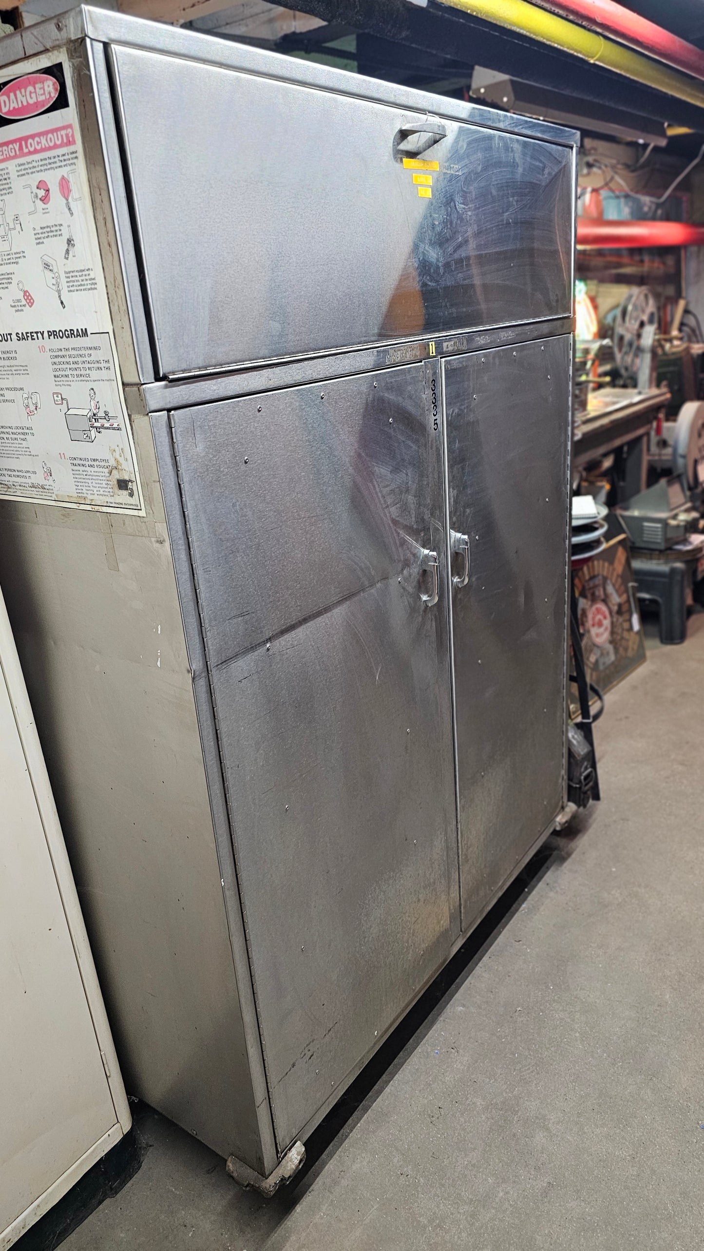 Industrial Stainless Steel Multi-Slot Cabinet