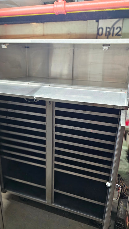 Industrial Stainless Steel Multi-Slot Cabinet
