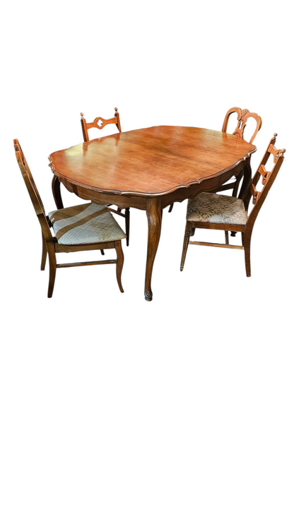 Dining Table + 4 Chairs | French Provincial