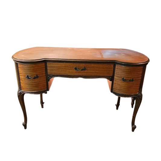 Serpentine Writing Desk with Drawers