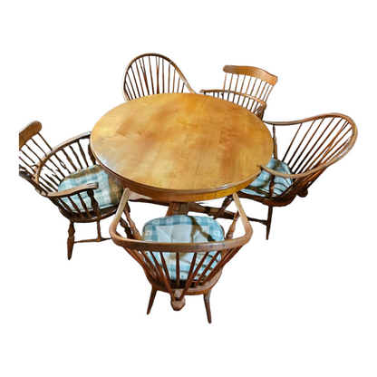 Dining Table + 4 Windsor Chairs