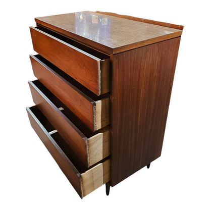 Mahogany Desk with Copper Pulls