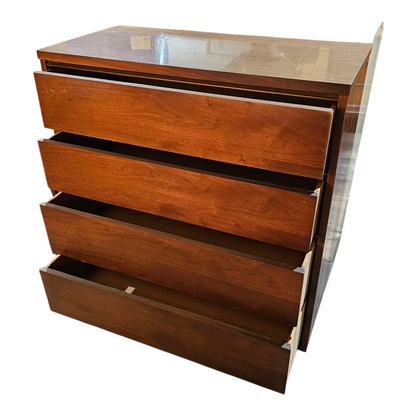 Mahogany Desk with Copper Pulls