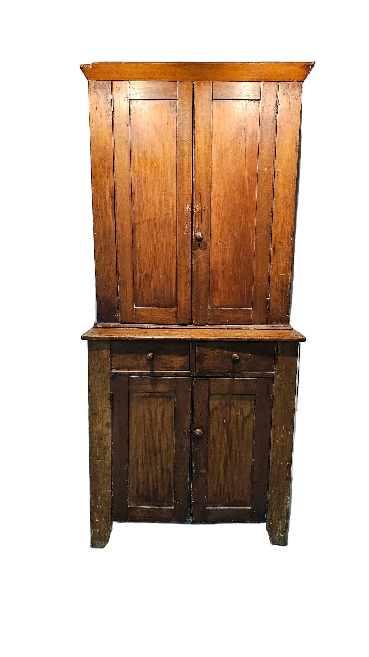Wooden Cabinet Cupboard Two-Piece