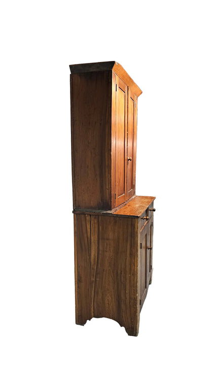 Wooden Cabinet Cupboard Two-Piece