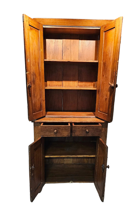 Wooden Cabinet Cupboard Two-Piece