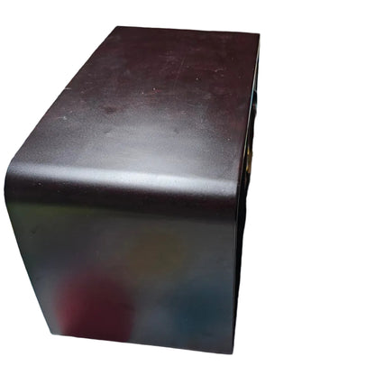 General Electric Tabletop Radio with Round Dial | Mid-Century Tube Radio | Black Bakelite AM Radio