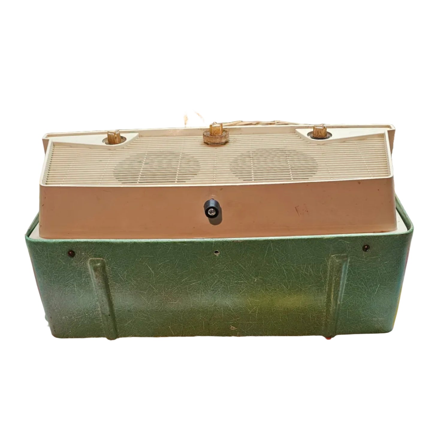 Silvertone High Fidelity Tabletop Radio — Mid-Century Tube Radio with Dual Speakers