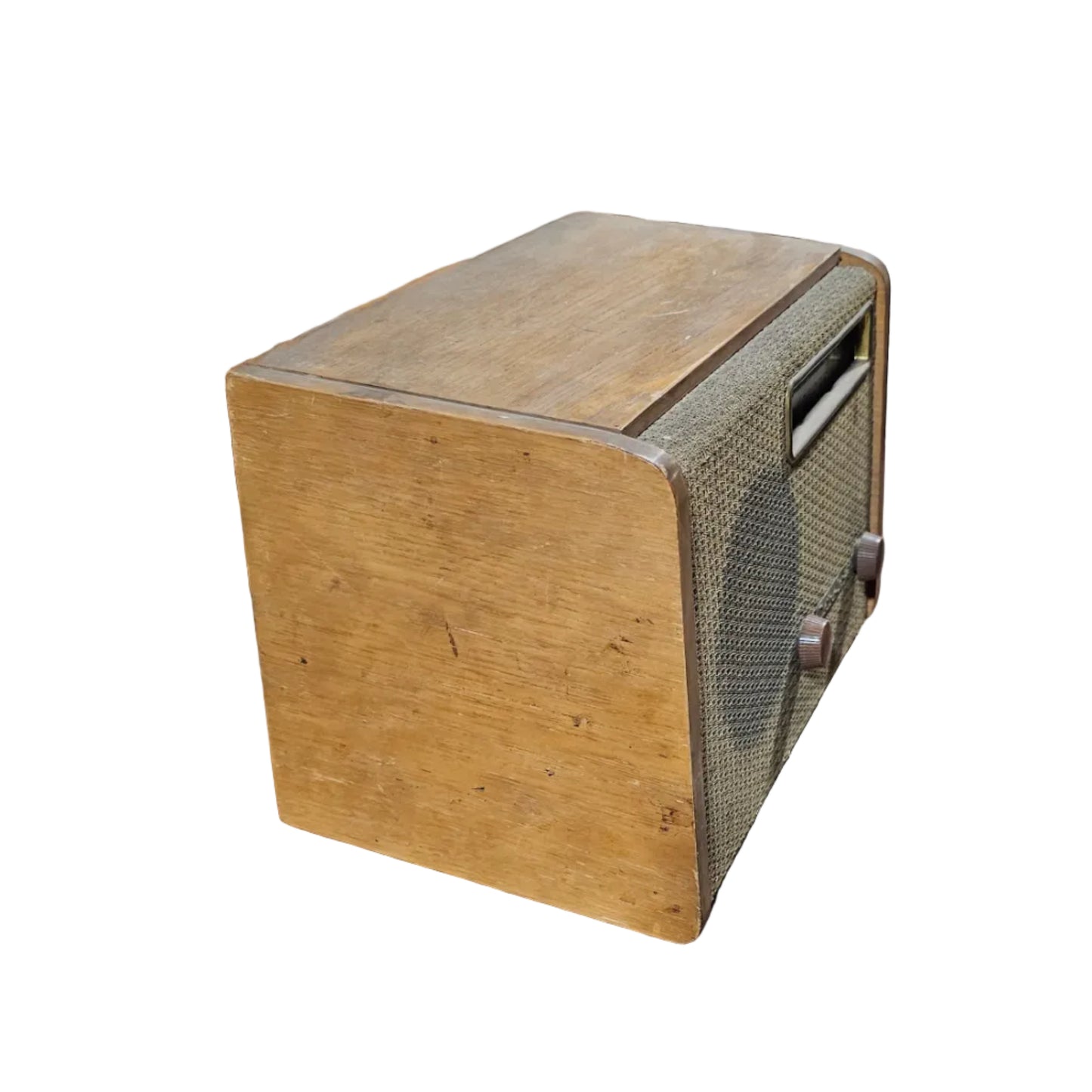 Detrola Wooden Tabletop Tube Radio