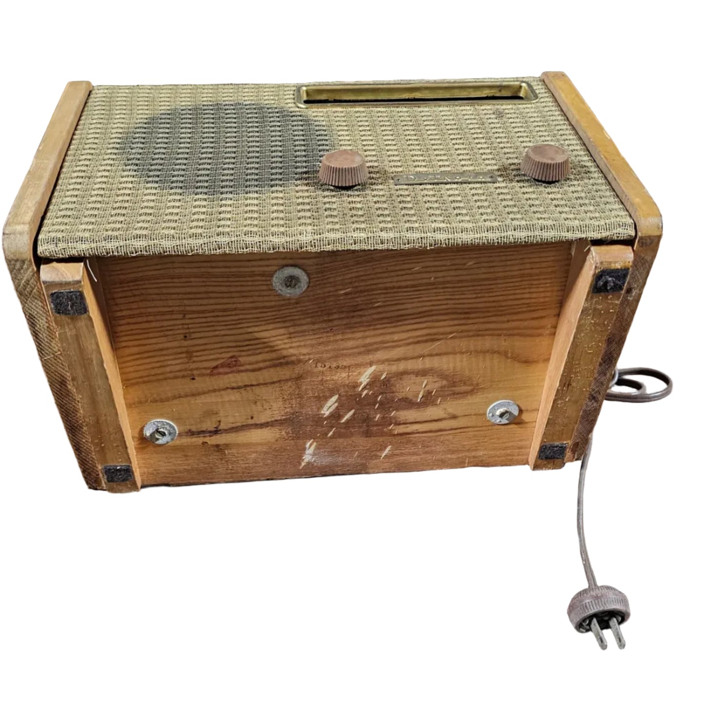 Detrola Wooden Tabletop Tube Radio